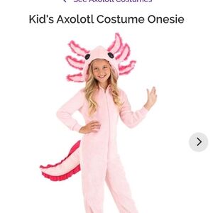 Charming Pink Axolotl Costume for Kids